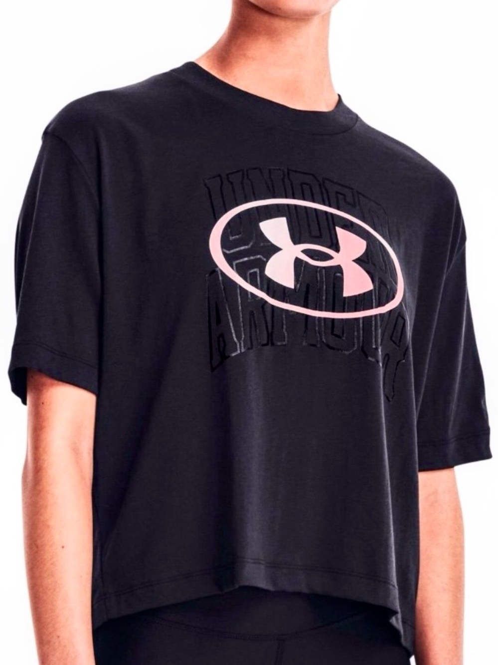 Under Armour Women’s UA Logo Short Sleeve Loose Fit Tee Small NEW With Tags